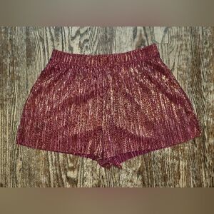 H&M Sparkly Purple Shorts